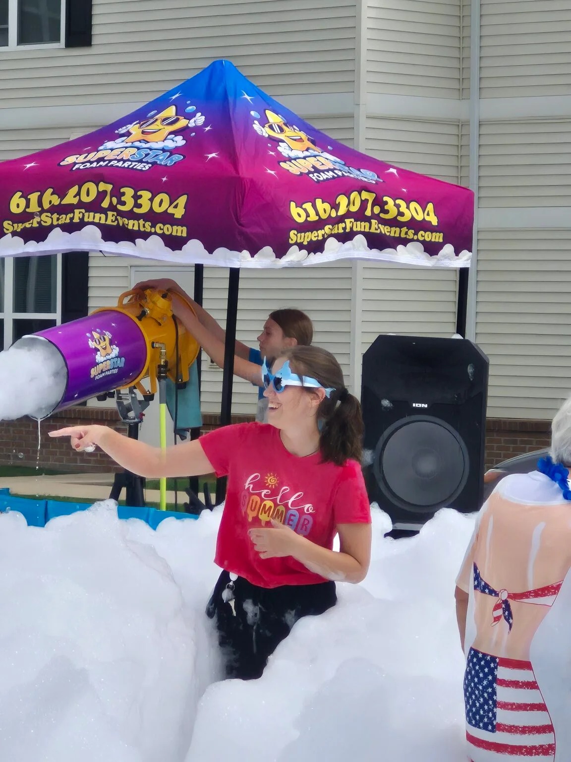Epic Foam Fun: Your Ultimate Michigan Party Accessory