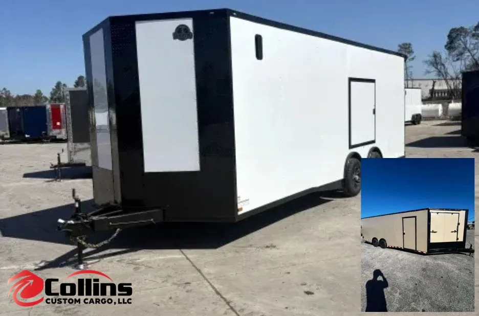 8.5 by 20 Titanium Blackout Race Trailer for Heavy Duty Performance and Professional Transport