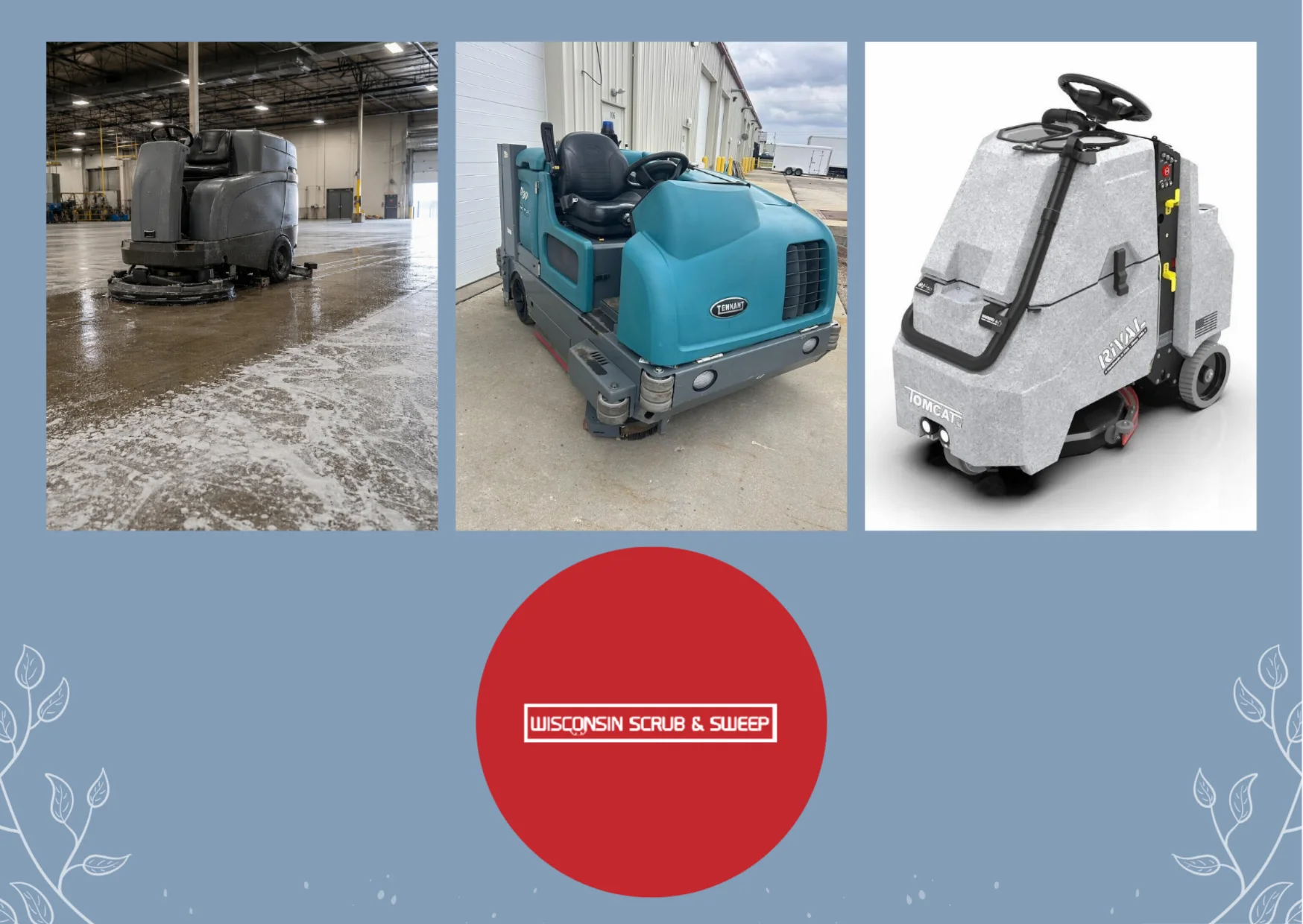 Used Factory Cat Floor Scrubber for Efficient and Durable Floor Cleaning Solutions