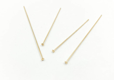 14K & 18K Gold Head Pins Jewelry – Tresor Jewelry Inc