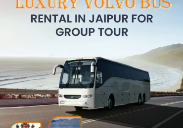 Book Luxury Volvo Bus Rental in Jaipur for Tours