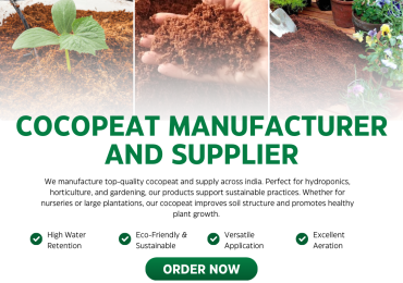 Cocopeat Manufacturer – Supplying Cocopeat for All Planting Needs