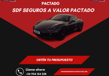 Seguro Porsche 911 con SDF Seguros a Valor Pactado