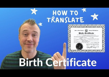 Birth Certificate Translation CIS