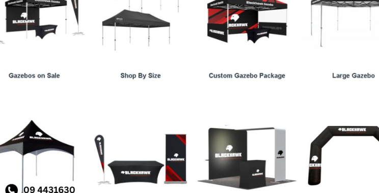 Printed Gazebo | Blackhawks.co.nz