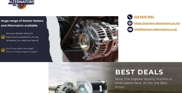 Alternator Online Store Uk | Starters-alternators.co.uk