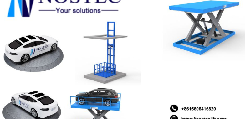 Double platform car lift: efficient workspace expansion