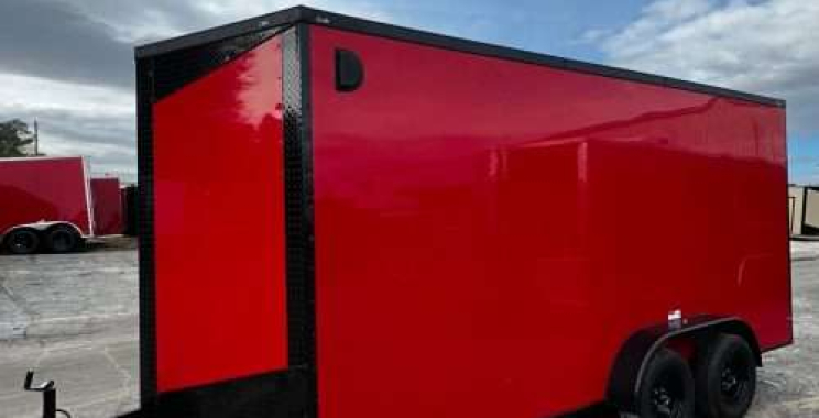 8.5 by 20 Titanium Blackout Race Trailer: Style and Strength