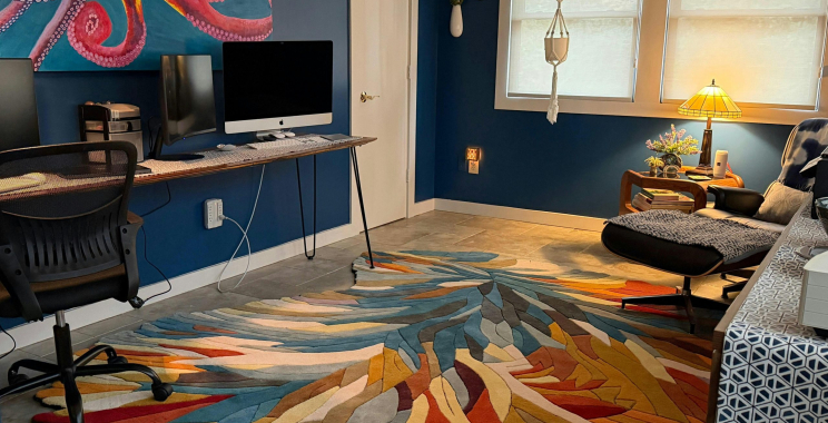 Contemporary Floor Coverings: Bold Abstract Designs for Modern Homes