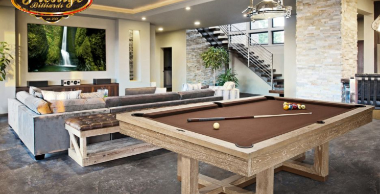 Indulgent Glass Pool Table for Luxe Game Rooms