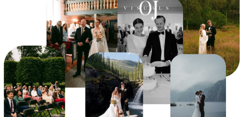 Kreativ og pålitelig bryllupsfotograf i Norge
