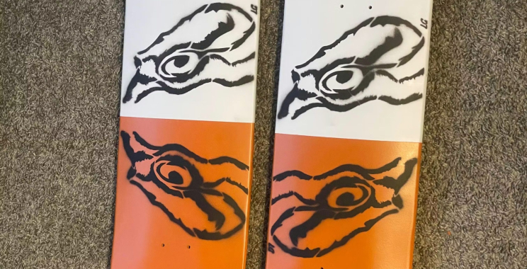 Whimsical Cat Face Stencil for Creative Projects
