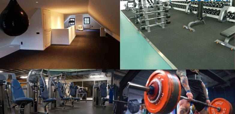 Duurzame rubberen tegels voor fitnessruimtes | Comfortabele workoutvloer