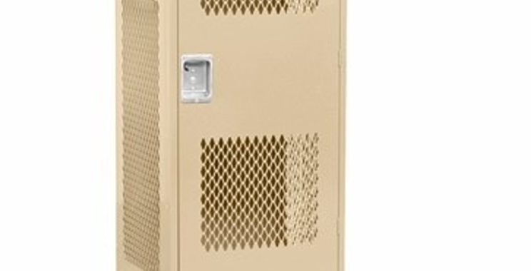 Elegant wooden lockers for secure, versatile storage