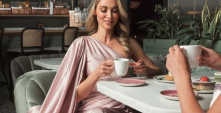 Timeless Couture Gown by a NYC Label for Elevated Events