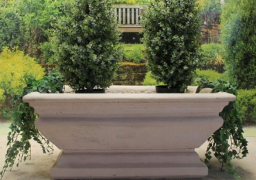 Stone Tub Planter: Classic Elegance for Your Outdoor Garden Display