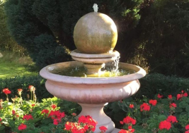 Grand Style with a Classic Tiered Garden Fountain