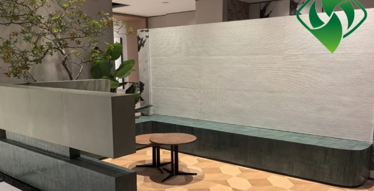 Elevate Spaces with Timeless Sandstone Tile Accents